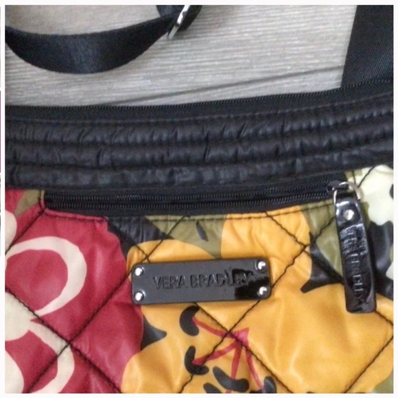 Vera Bradley Puffy Quilted Crossbody Shoulder Bag in Bittersweet Multi - Picture 2 of 3